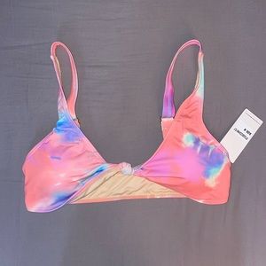 Tie Dye Bathing Suit Top